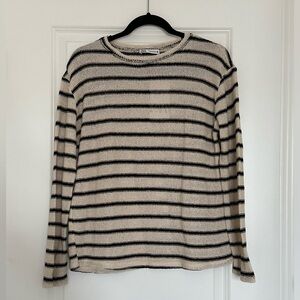 Zara Striped Knit Long Sleeve